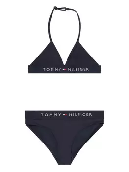 Бикини с логотипом Tommy Hilfiger Junior, синий