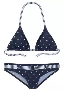 Бикини s.Oliver Triangle Bikini, темно-синий