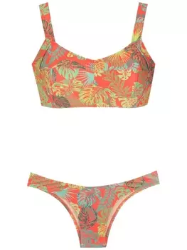 Бикини с принтом Amir Slama, красный