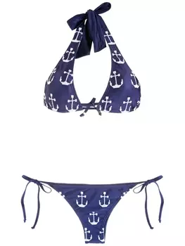 Бикини с принтом Amir Slama, синий