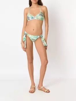 Бикини с принтом Amir Slama, зеленый