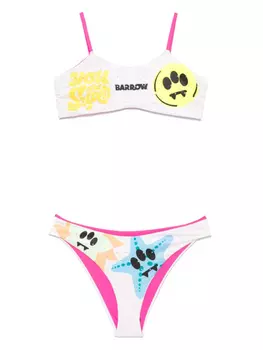 Бикини с принтом Barrow kids, белый