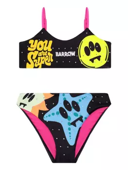 Бикини с принтом Barrow kids, черный