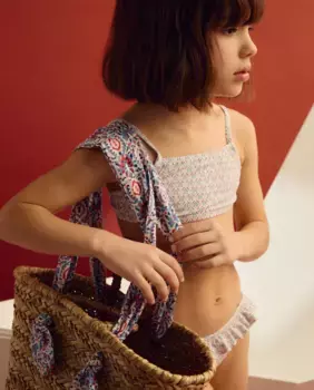 Бикини с принтом для девочек Coconut El Corte Ingls, белый