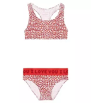 Бикини с принтом Stella Mccartney, красный