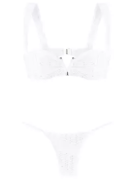 Бикини с топом балконет Amir Slama, белый