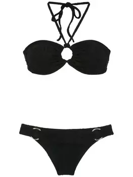 Бикини с вырезами Amir Slama, черный
