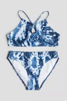 Бикини с замочной скважиной H&M, синий