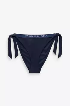 Бикини с завязками по бокам Tommy Hilfiger, синий