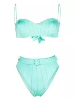 Бикини с завышенной талией Noire Swimwear, синий