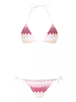 Бикини с зигзагообразным узором Missoni, нейтральный