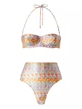 Бикини с зигзагообразным узором Missoni, нейтральный