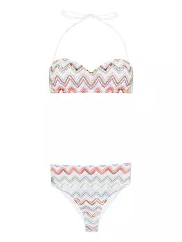Бикини с зигзагообразным узором Missoni, нейтральный