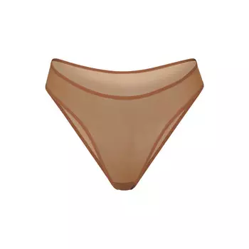 Бикини SKIMS Ultra Fine Mesh, бронзовый