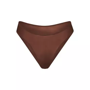 Бикини SKIMS Ultra Fine Mesh, цвет Mahogany