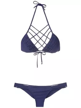 Бикини со шнуровкой Amir Slama, синий
