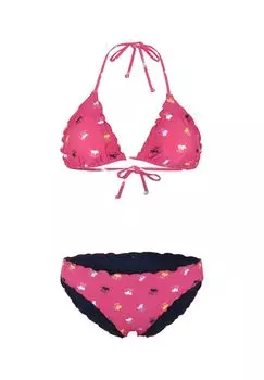 Бикини со сплошным узором POLO SYLT, цвет Pink Orange