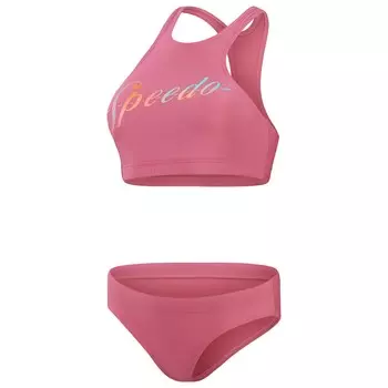 Бикини Speedo Women's Logo Volley 2 Piece, розовый