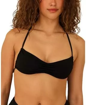 Бикини-топ-бандо Dippin' Daisy's Christina с завязками на бретелях, черный