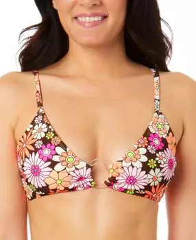 Бикини-топ без косточек morning grace с кольцами спереди для юниоров, созданный для macy's Salt + Cove, мульти