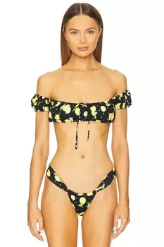 Бикини-топ "Marine" Leslie Amon, black lemon