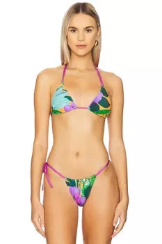 Бикини-топ с двойными бретельками Heavy Manners, hey lover!