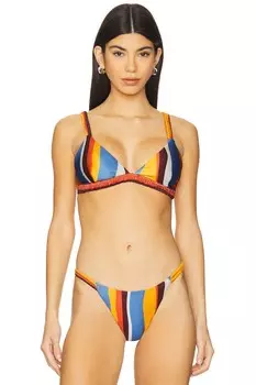 Бикини-топ с собранными складками Ripple от Minkpink, stripe