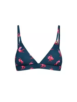 Бикини-топ с высоким воротом A-dam Bikini Top FAYA, темно-синий