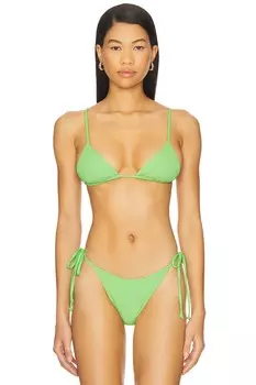 Бикини-топ "Танинг мохито" Show Me Your Mumu, green scrunch