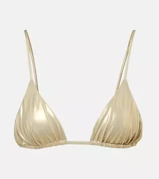 Бикини топ Via Jade Swim, Gold Gloss