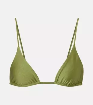 Бикини топ Via Jade Swim, Sage Green Sheen