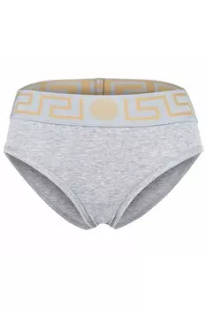 Бикини Topeka с логотипом Versace, серый