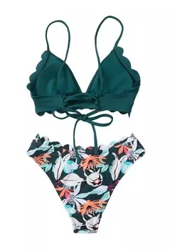 Бикини TROPICALMUSTER Cupshe, зеленый