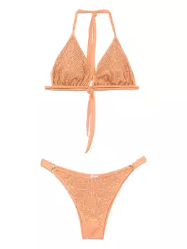 Бикини, украшенное кристаллами Pin Up Stars, оранжевый