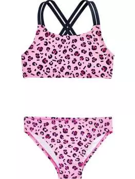 Бикини UV-Schutz Bikini Leo-Print Playshoes, розовый