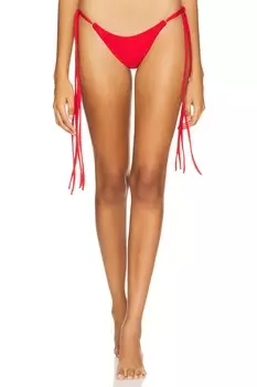Бикини v-образный вырез Skyler Swimwear, красный