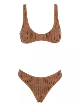 Бикини VENUJA, украшенное стразами, коричневый