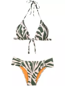 Бикини Vicky с графичным принтом Lygia & Nanny, зеленый