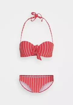 Бикини Vivance Wire Bandeau LASCANA, красный