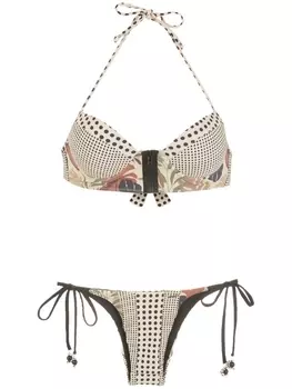 Бикини в горох Amir Slama, бежевый
