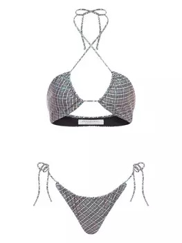 Бикини в клетку Philosophy Di Lorenzo Serafini, розовый