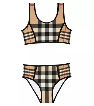 Бикини в клетку Vintage Check Burberry, мультиколор