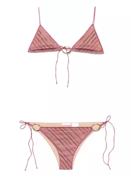 Бикини в полоску Osree, розовый