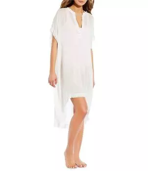 Billabong Found Love Марлевое купальное платье миди с v-образным вырезом, слоновая кость