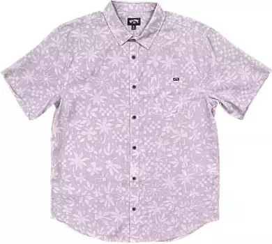 Billabong Мужская футболка Sundays с коротким рукавом, темно-фиолетовый