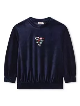 Billieblush бархатная толстовка с заклепками, синий