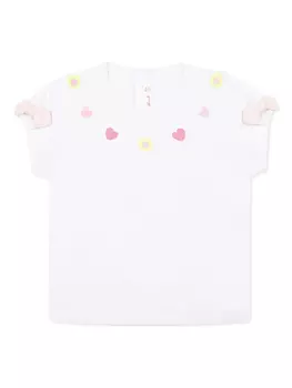 Billieblush базовая футболка, белый