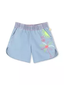 Billieblush джинсовые шорты, синий