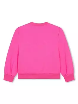 Billieblush флисовая толстовка с пайетками, розовый