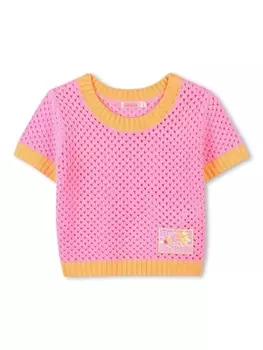 Billieblush футболка рыхлой вязки, розовый